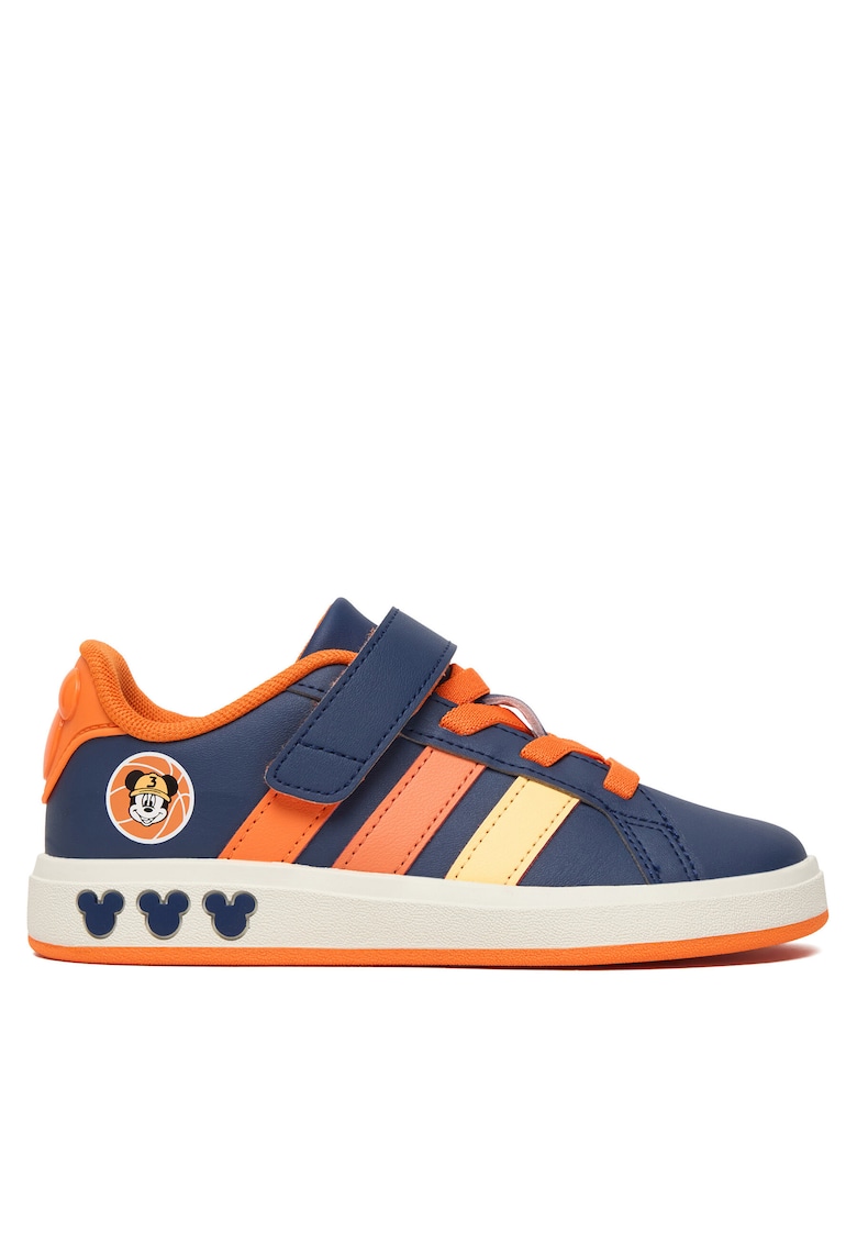 Pantofi sport copii - albastru - material sintetic - sistem inchidere Velcro