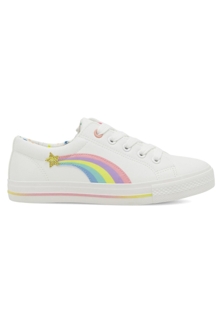 Pantofi copii - alb - material sintetic -
