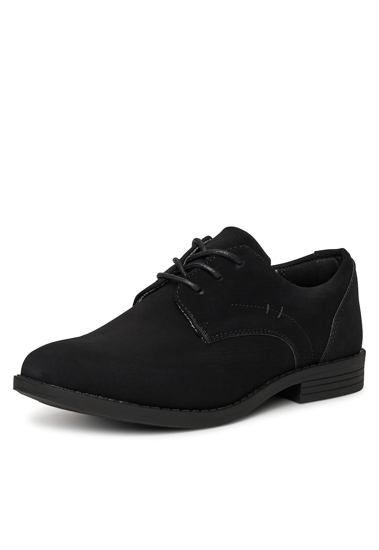 Pantofi copii - negru - material sintetic - stil clasic -
