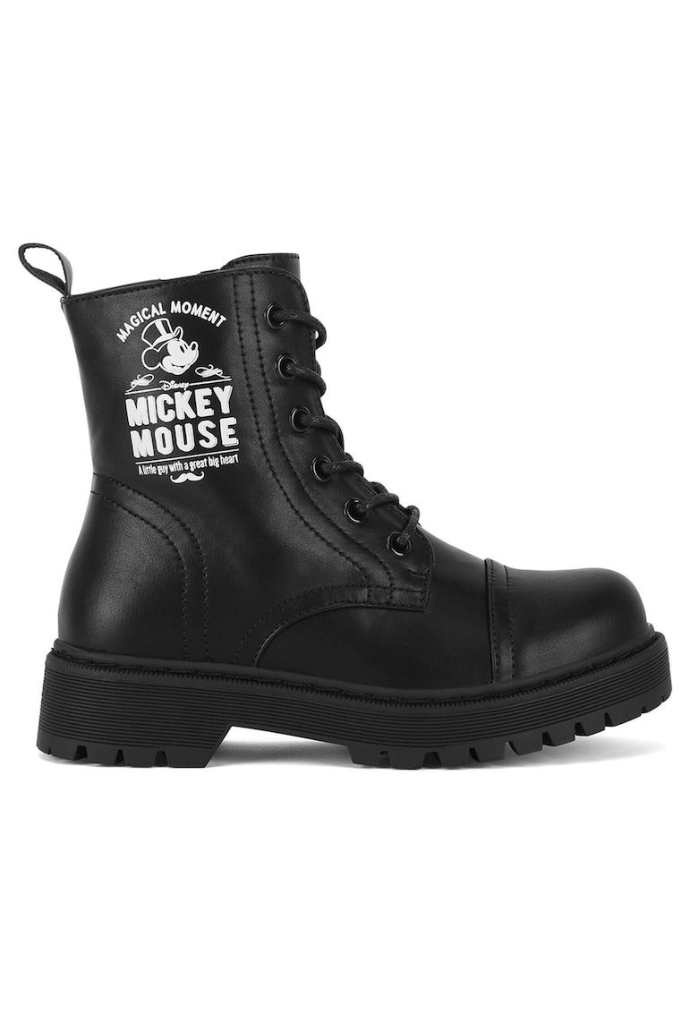 Ghete copii - negru - material sintetic - cu fermoar
