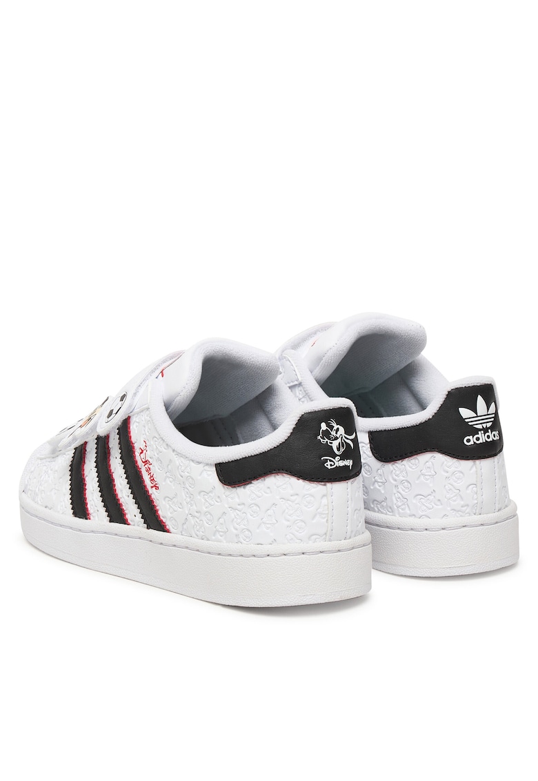 i de Baieti - Adidas - piele ecologica - alb\negru