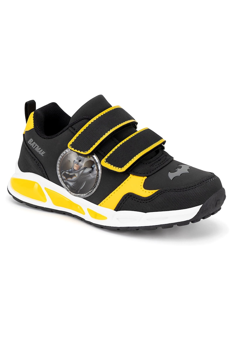 Pantofi sport copii - negru - material sintetic - cu LED-uri -