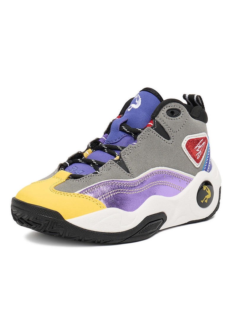 Pantofi sport copii - piele naturala - gri - stilati si confortabili -