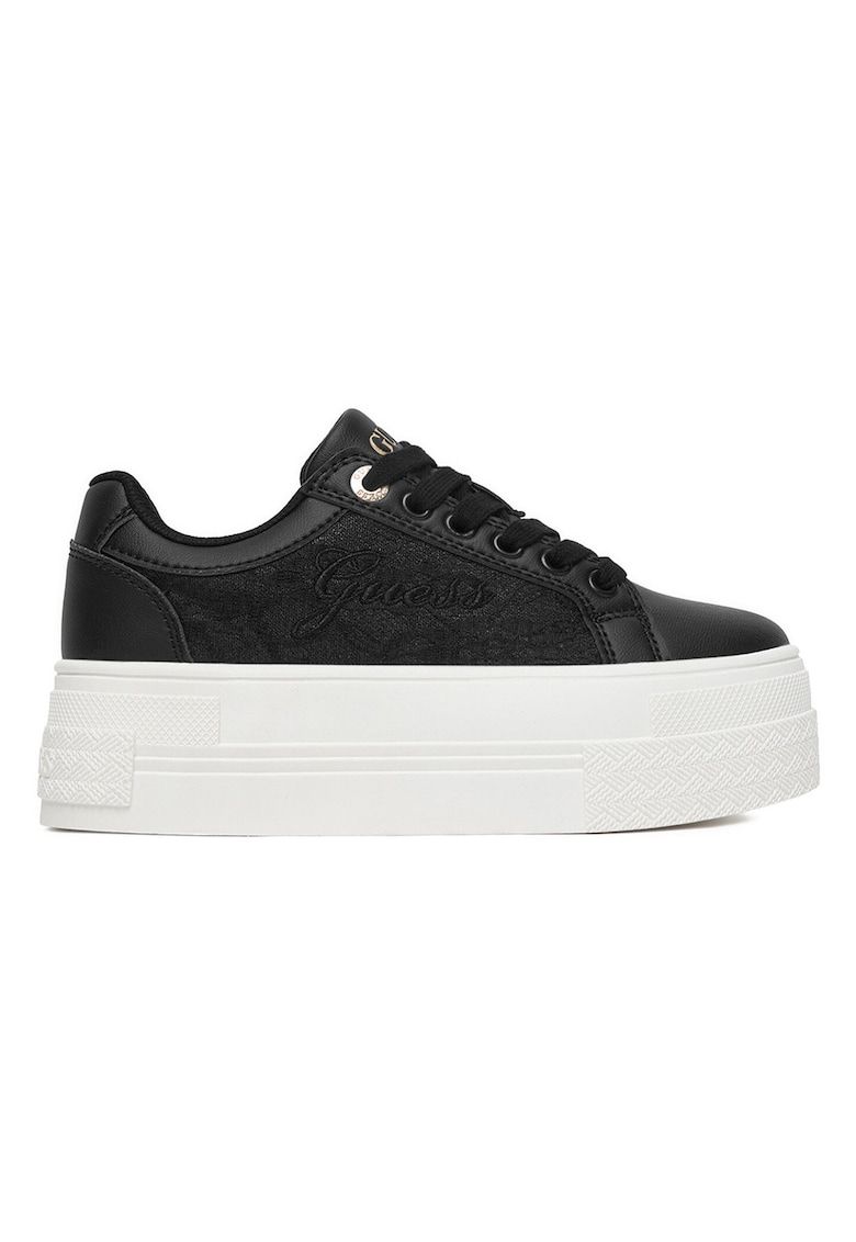 Pantofi sport copii - sneakers - negru - sintetic