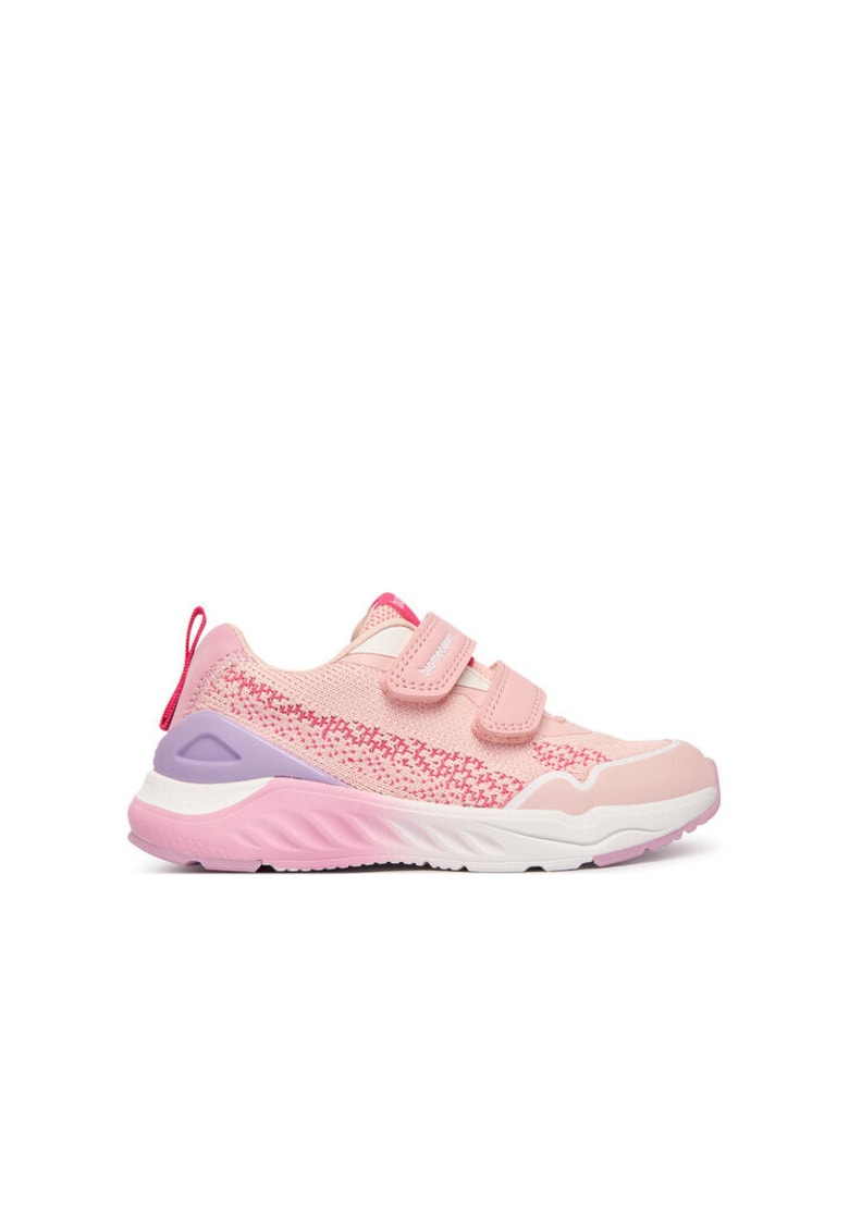 Pantofi sport copii - velcro - roz - tesatura