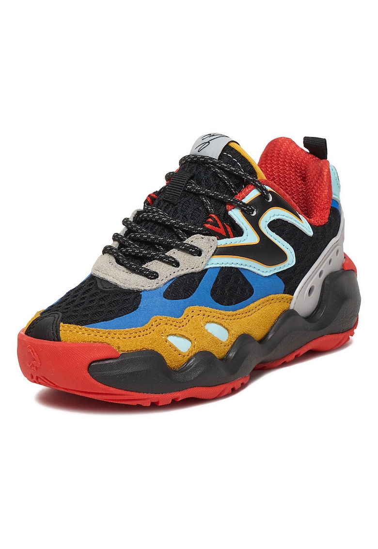 Pantofi sport copii - piele naturala - multicolor - pentru baieti - set de adidasi
