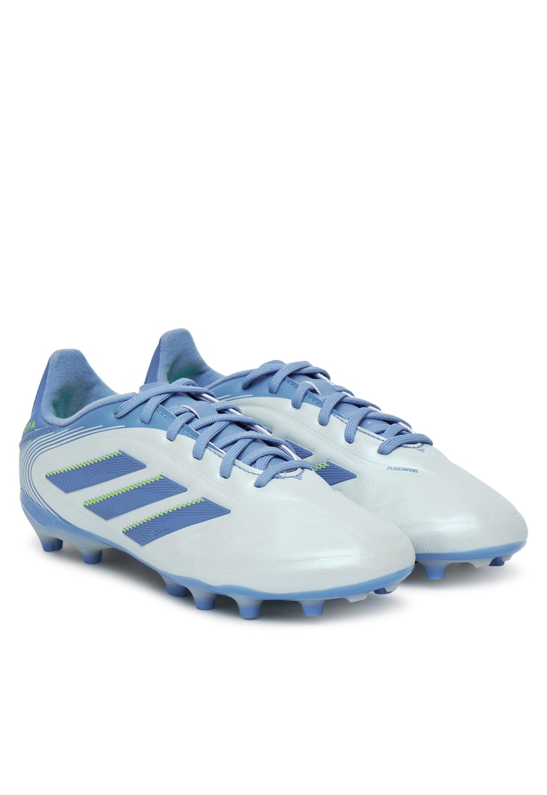 Ghete de fotbal unisex - piele ecologica - albastru