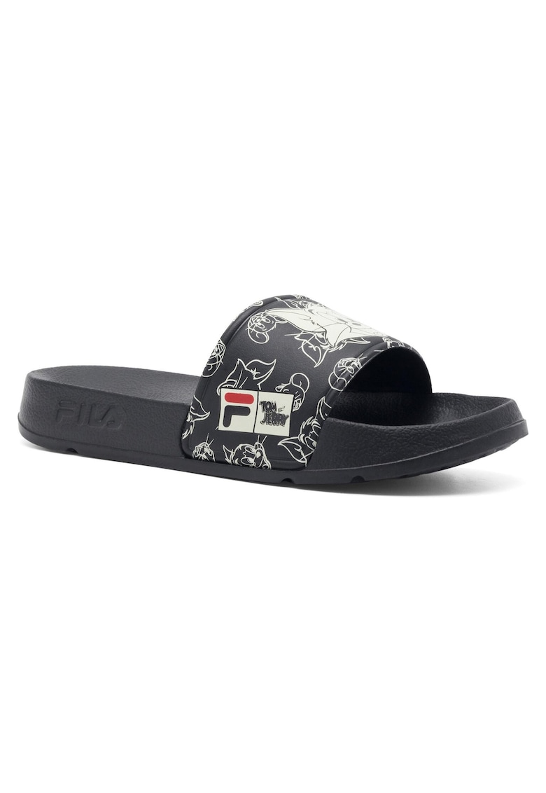 Slapi copii - plastic - negru -