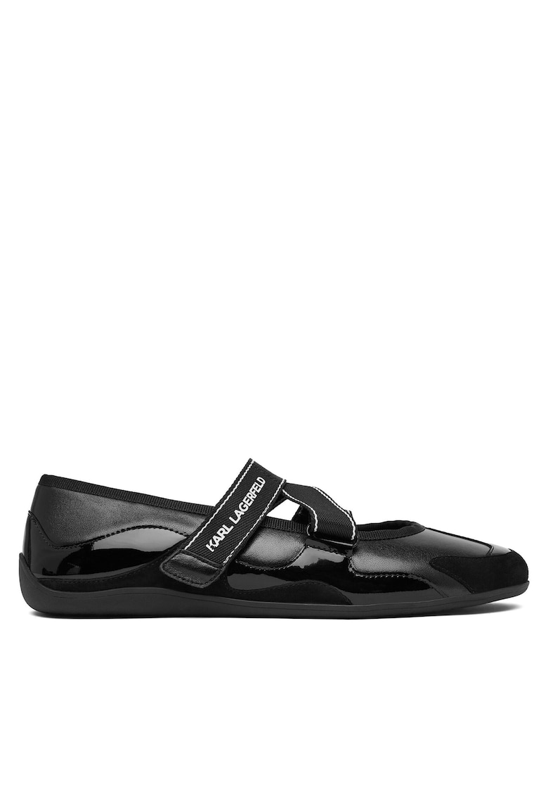 Balerini - Piele naturala - Negru - Dama