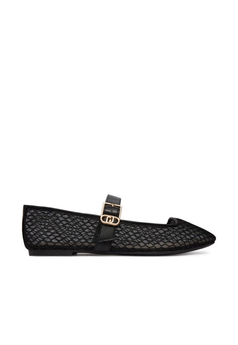 Balerini dama - piele ecologica - negru - Negru