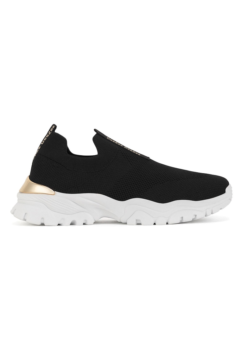 Pantofi copii - negru - material textil - pentru fete