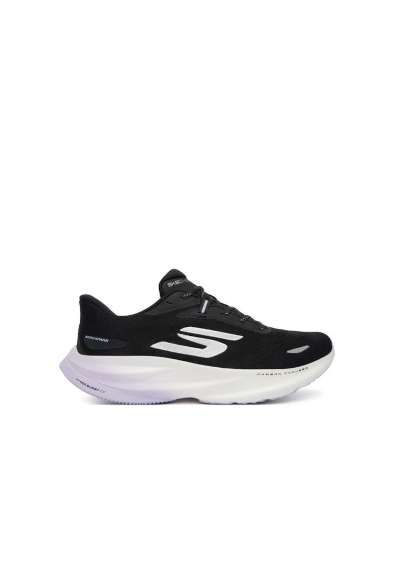 Pantofi sport dama - alergare - textil - negru - Negru