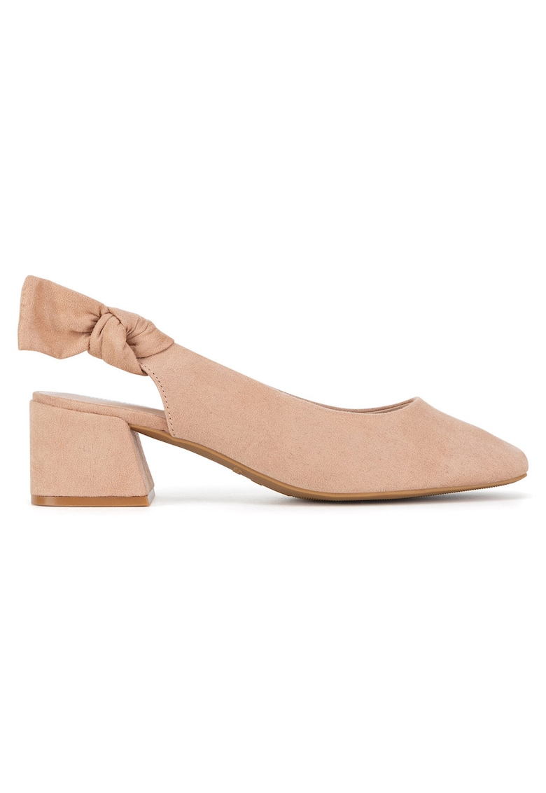 Pantofi dama - material textil - bej
