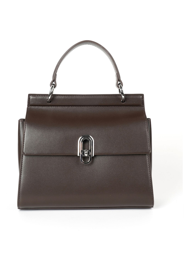 Geanta crossbody din piele Jestine - Maro - 25 cm x 23 cm x 11 cm