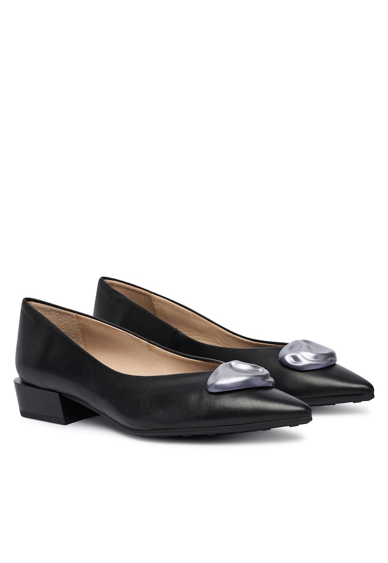 Pantofi de damă piele premium - Negru