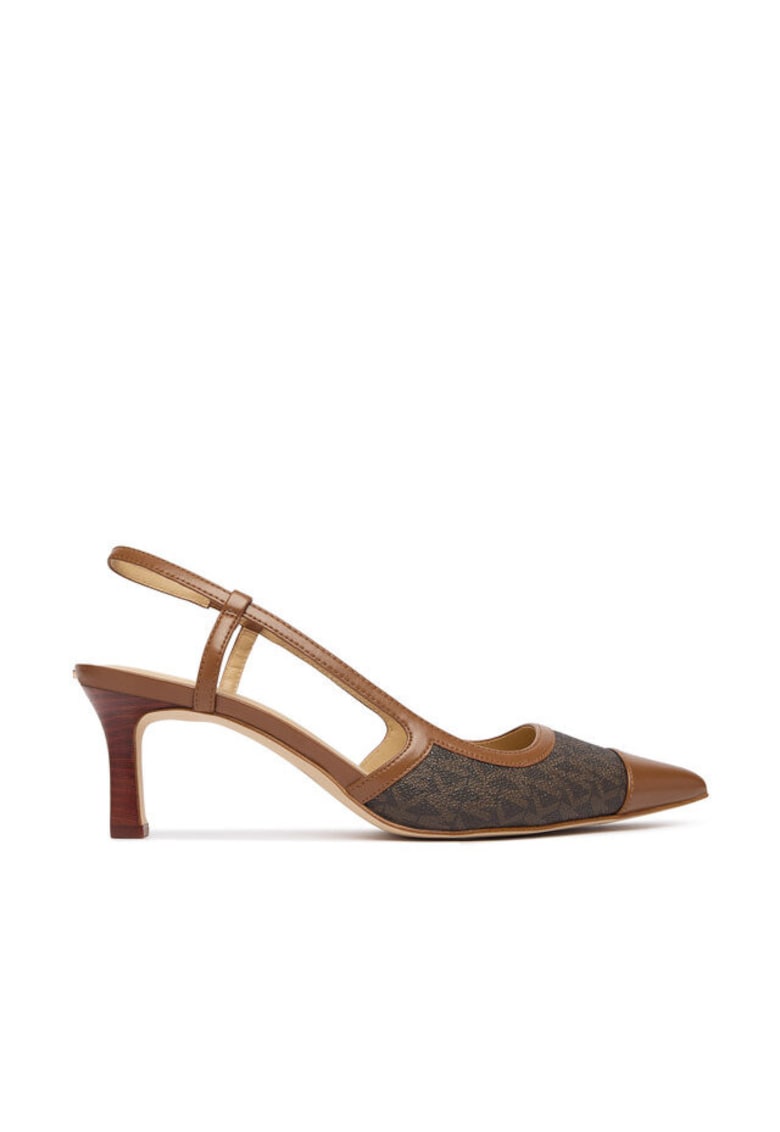 Pantofi dama - stiletto - maro - piele ecologica