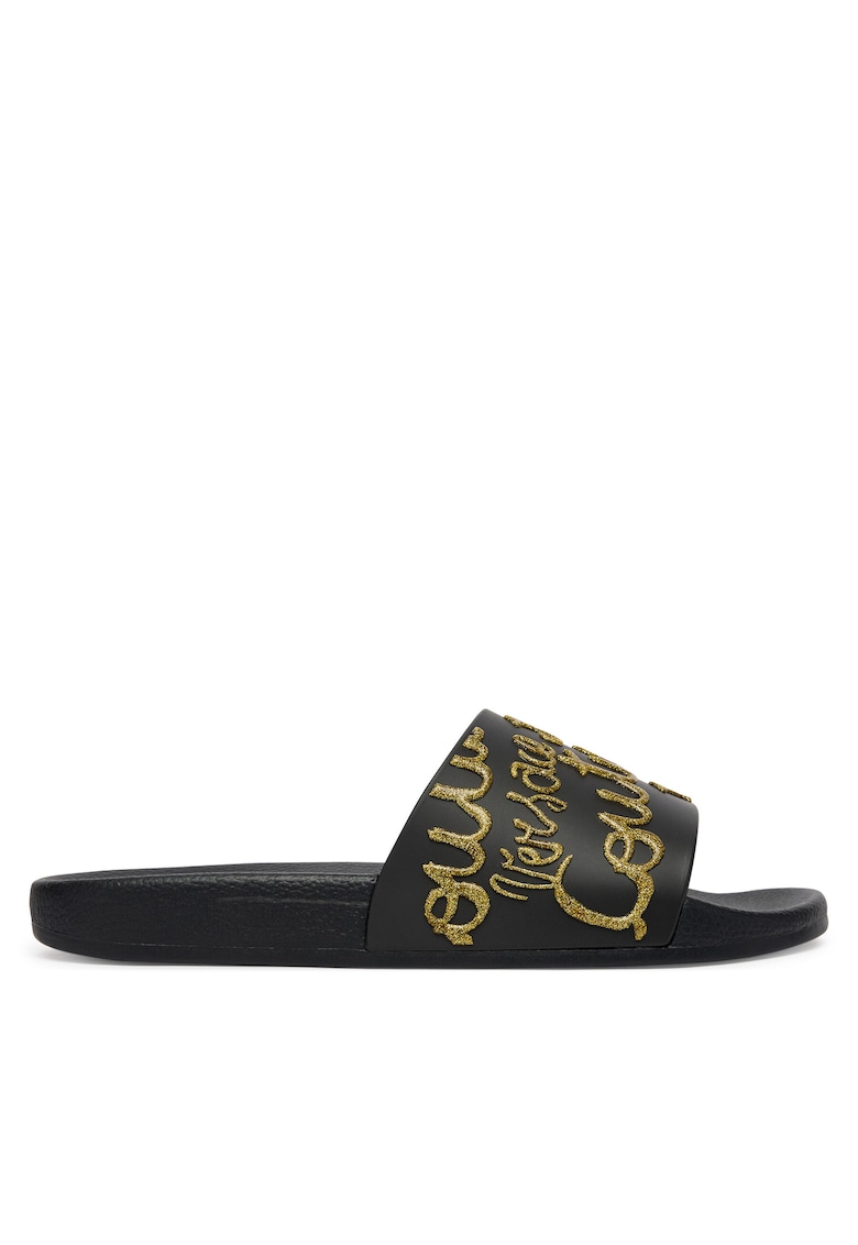 Papuci dama - plastic - negru