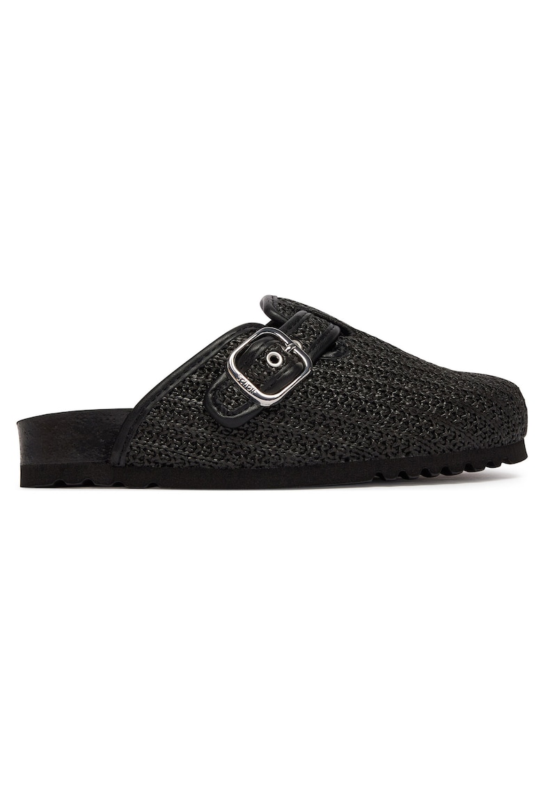 Papuci dama - plastic - negru