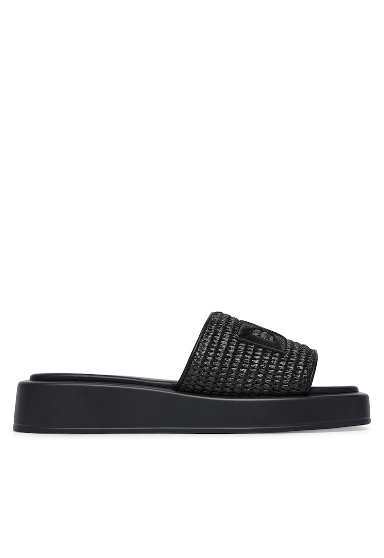 Papuci dama - piele ecologica - negru