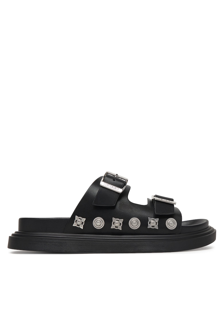Papuci dama - piele naturala - negru