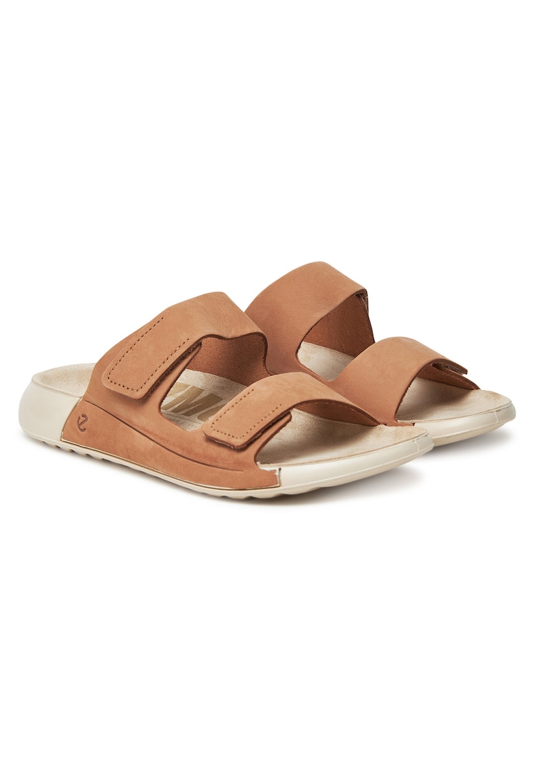 Papuci dama - piele naturala - maro - confort exceptional -