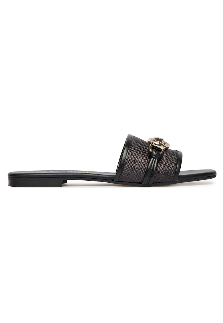 Papuci dama - piele ecologica - negru