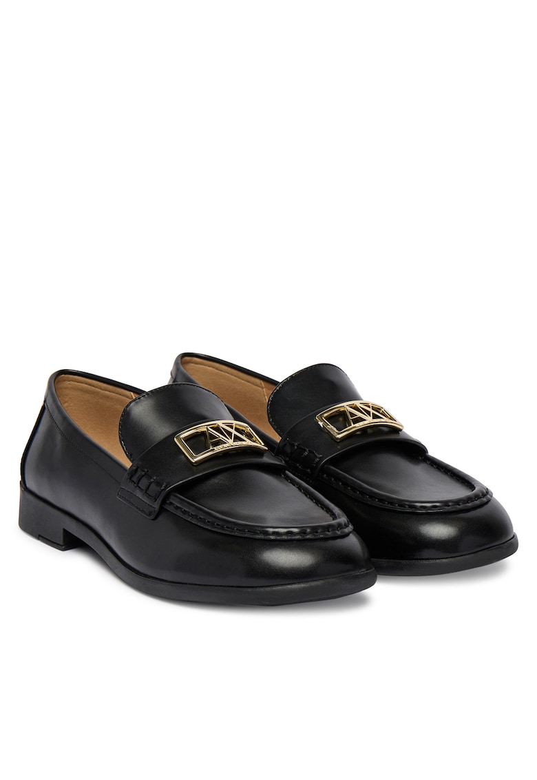 Mocasini dama - piele ecologica - negru
