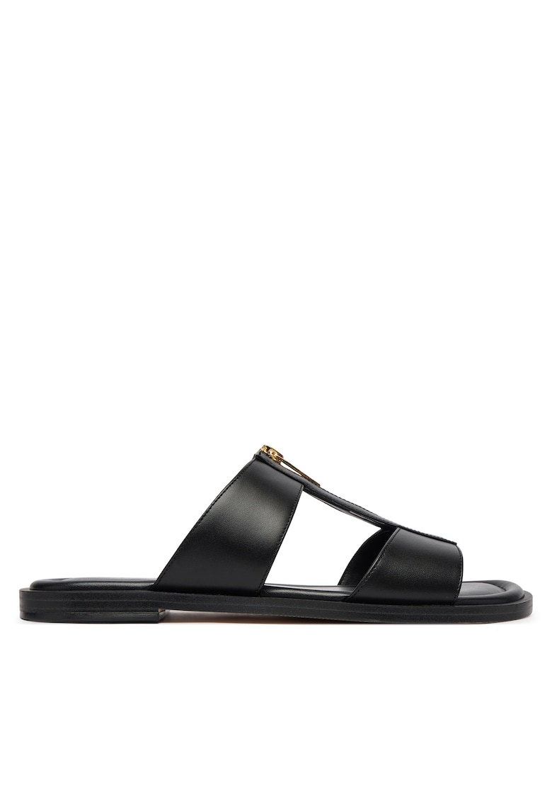 Papuci dama - 40S6BRFS1L - piele naturala - negru