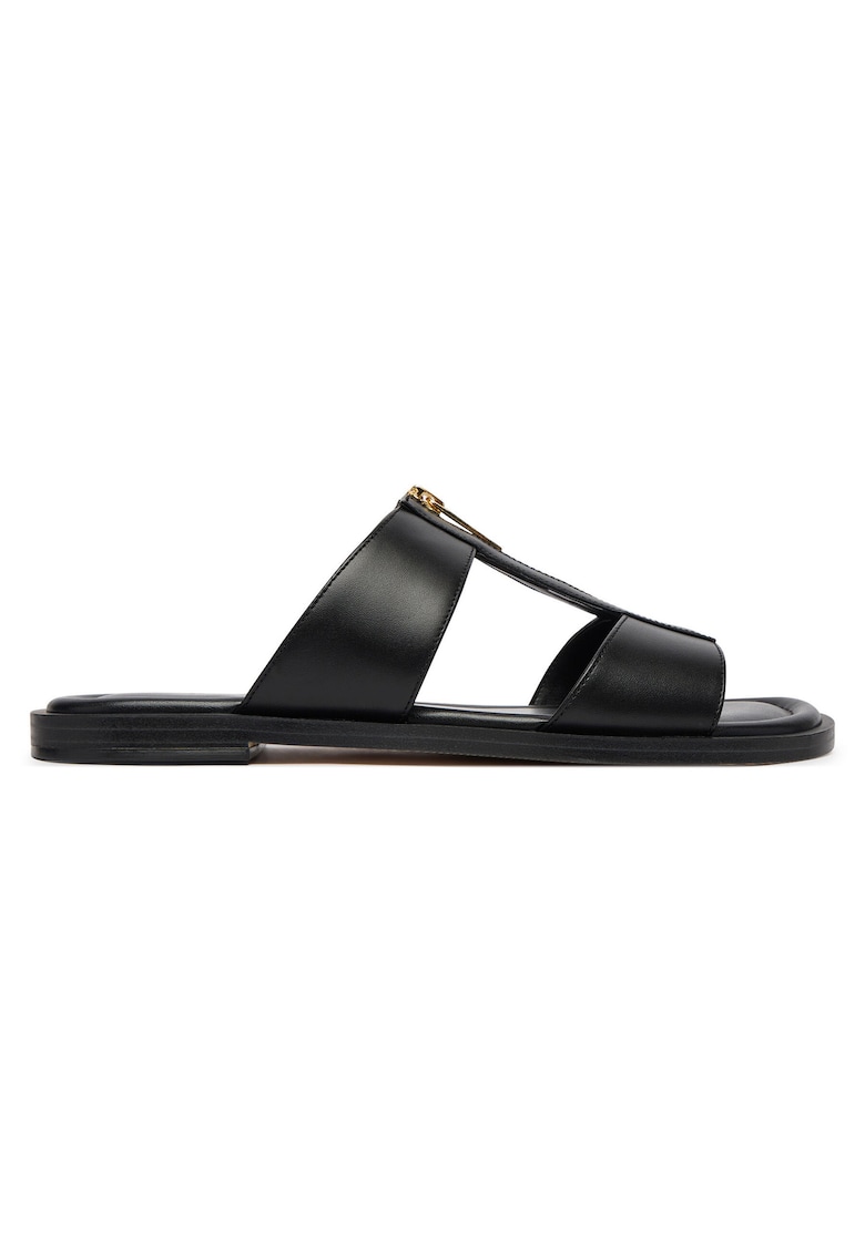 Papuci dama - 40S6BRFS1L - piele naturala - negru
