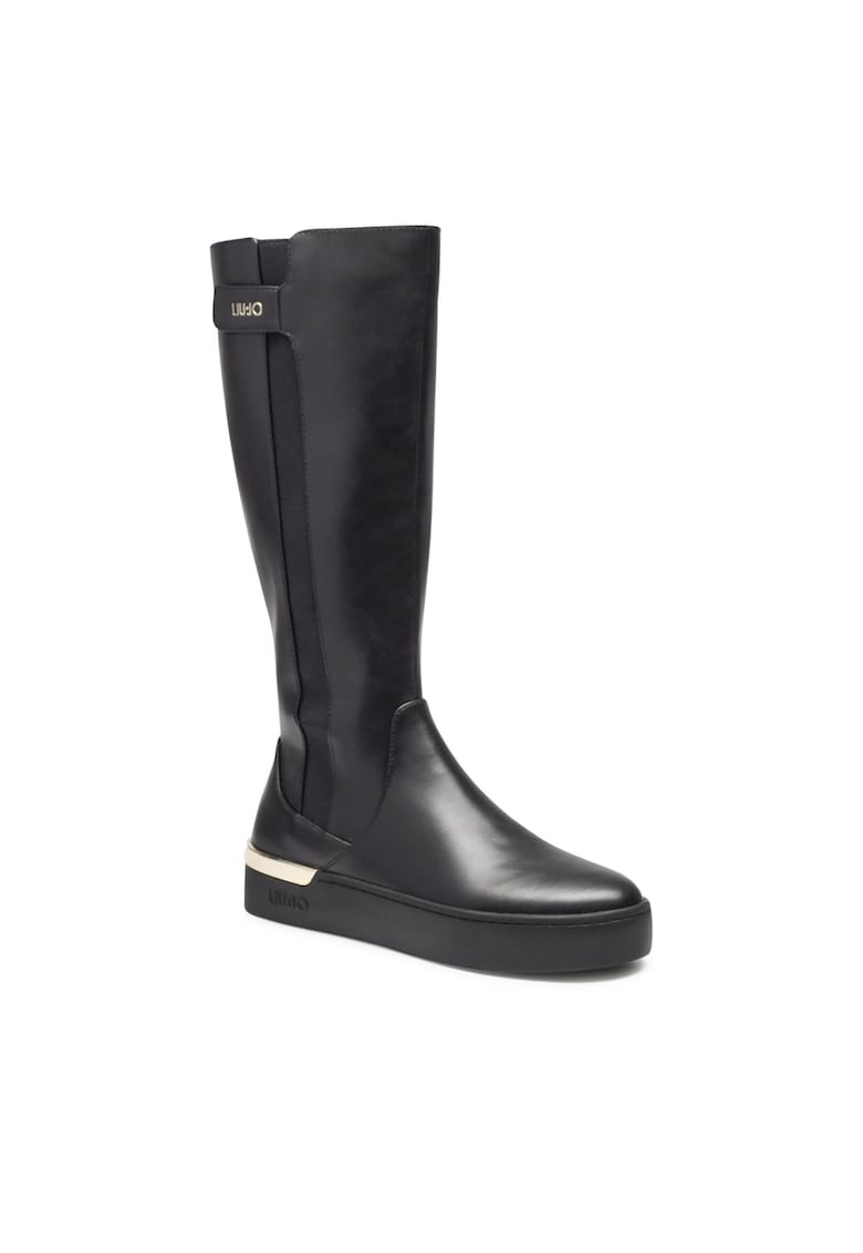 Cizme dama - piele ecologica - negru - eleganta - confortabile -
