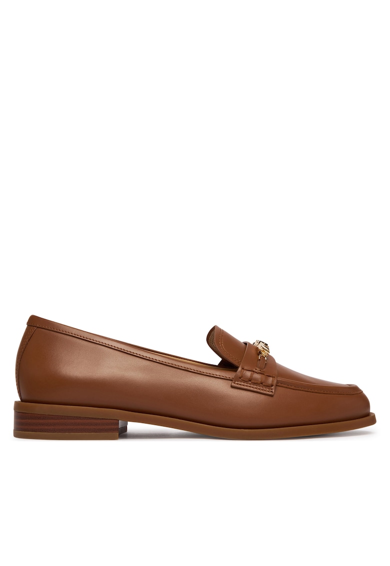 Mocasini dama - de piele naturala - maro