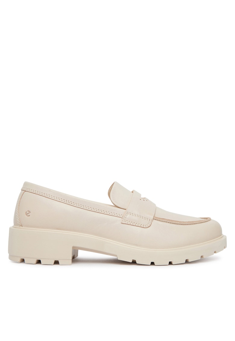 Mocasini dama - piele naturala - bej