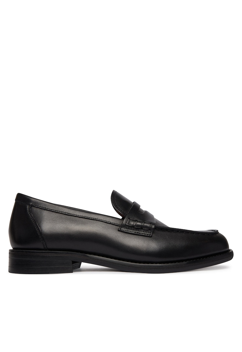 Mocasini dama - piele naturala - neagra