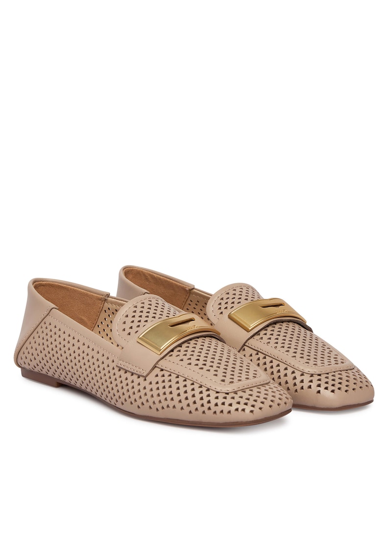Mocasini dama piele naturala - Roz