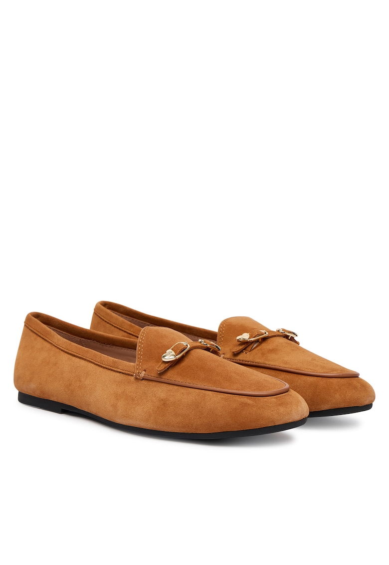 Mocasini dama - piele naturala - maro