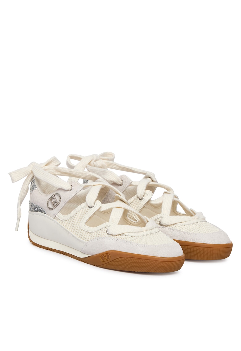 Pantofi dama - textil - bej -