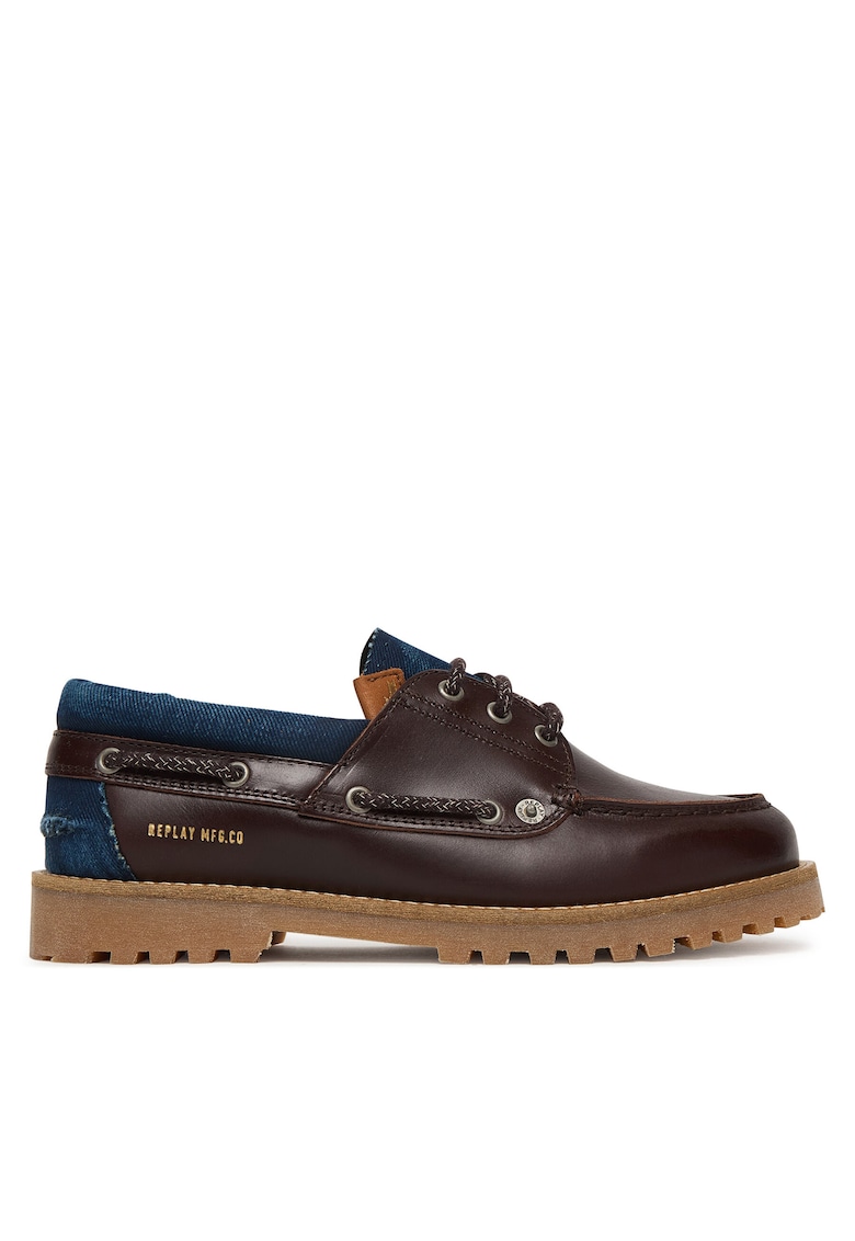 Pantofi dama C0001L - Piele naturala - Maro