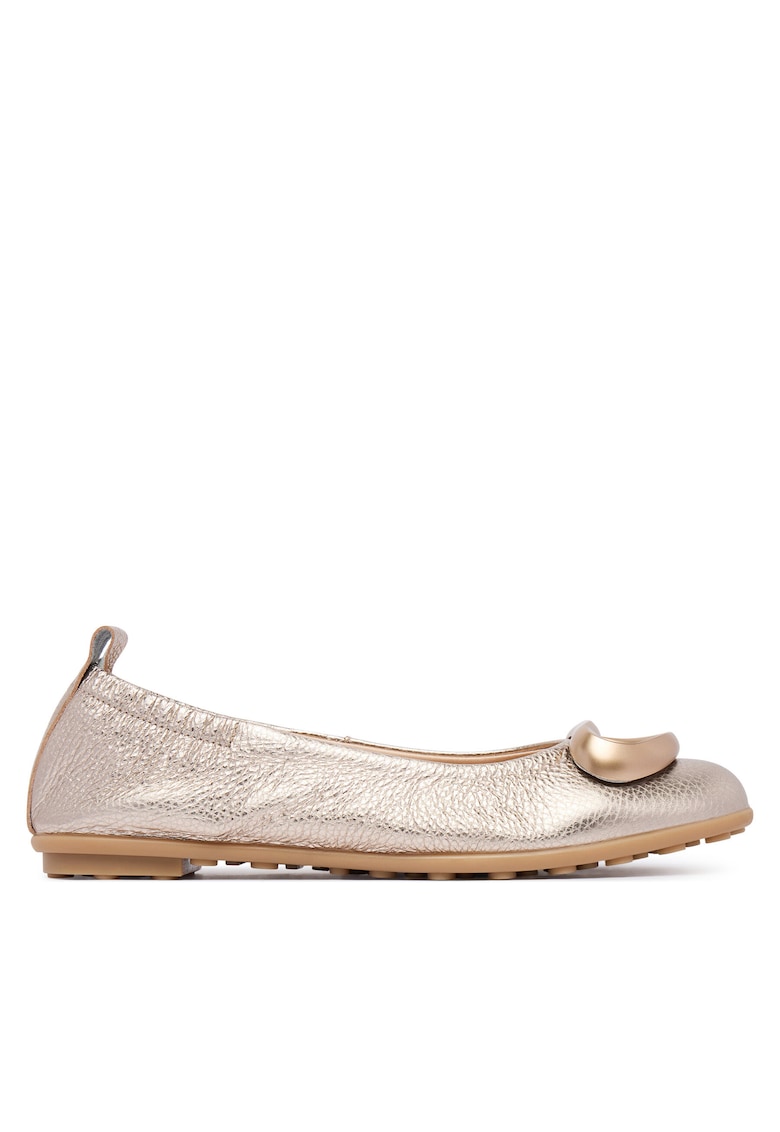 Balerini HV263931 - Piele naturala - Auriu