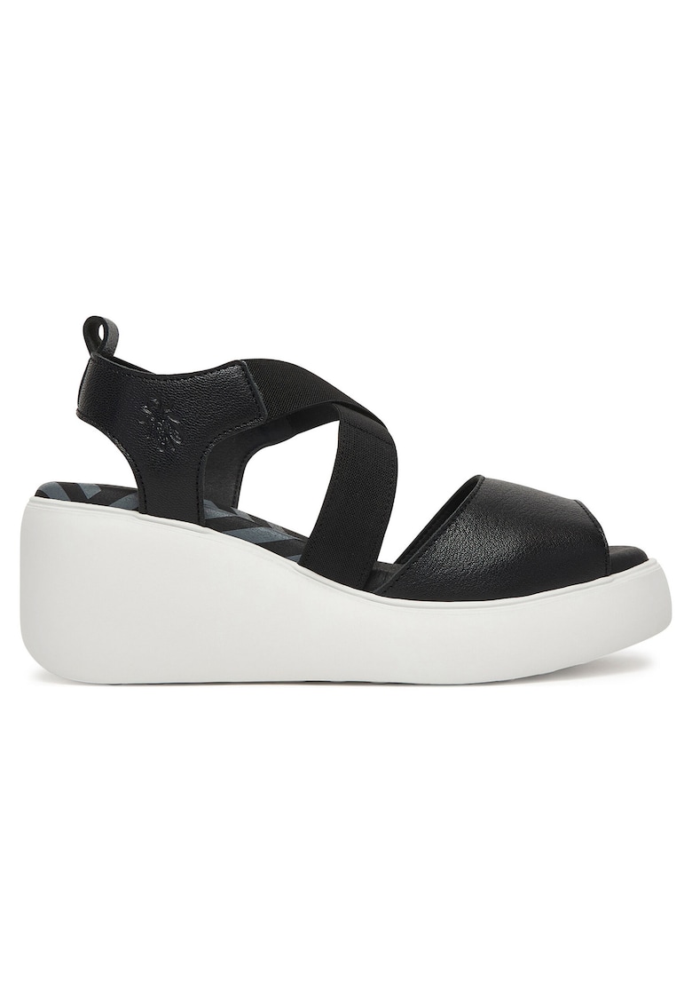 Sandale dama - piele naturala - negre