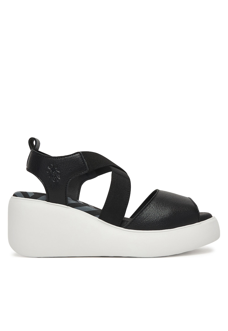 Sandale dama - piele naturala - negre