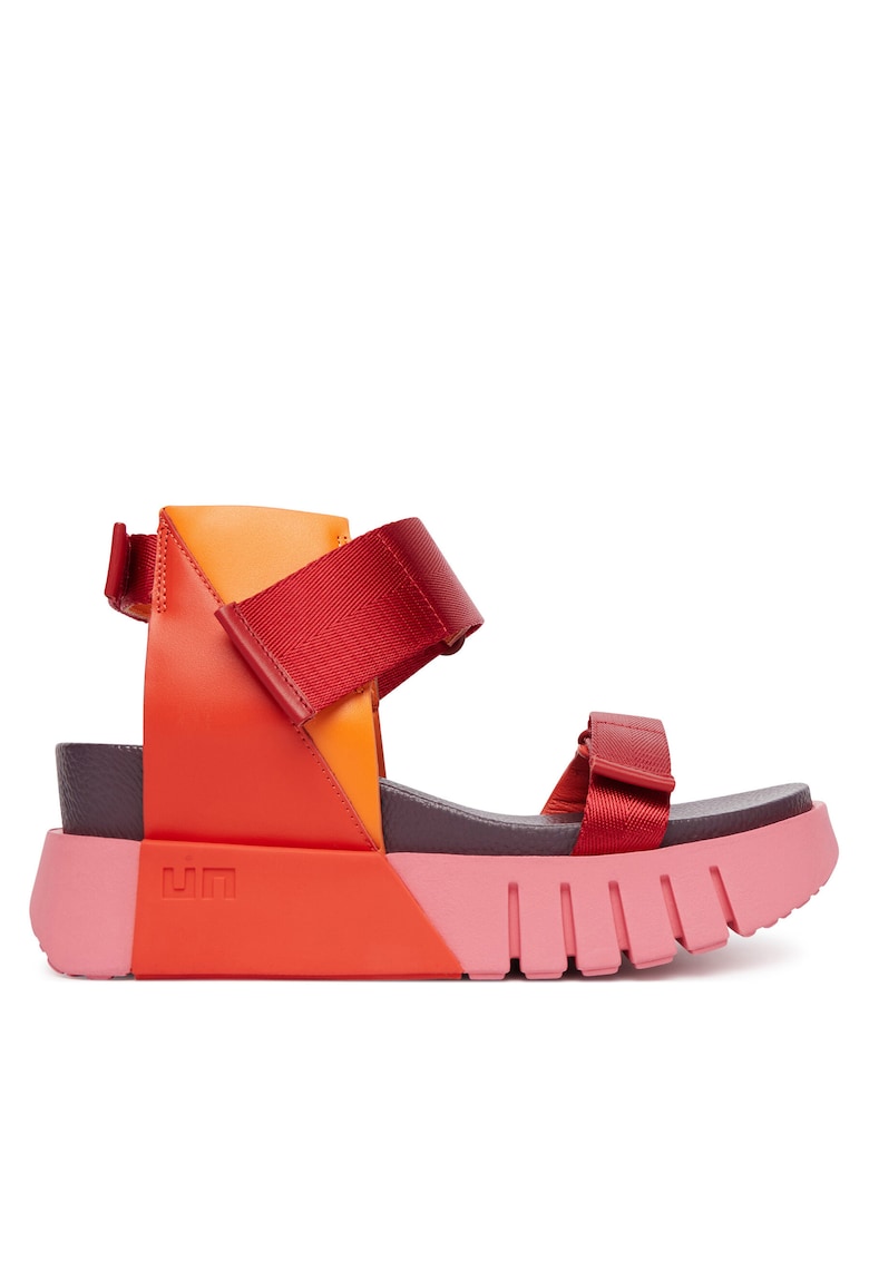 Sandale dama - velcro - multicolor - textil
