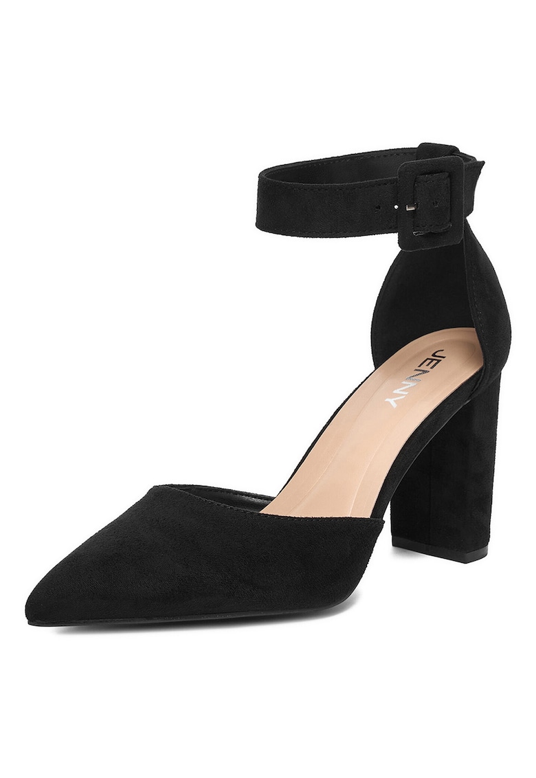 Pantofi eleganti pentru dama - clasic - negru - textil