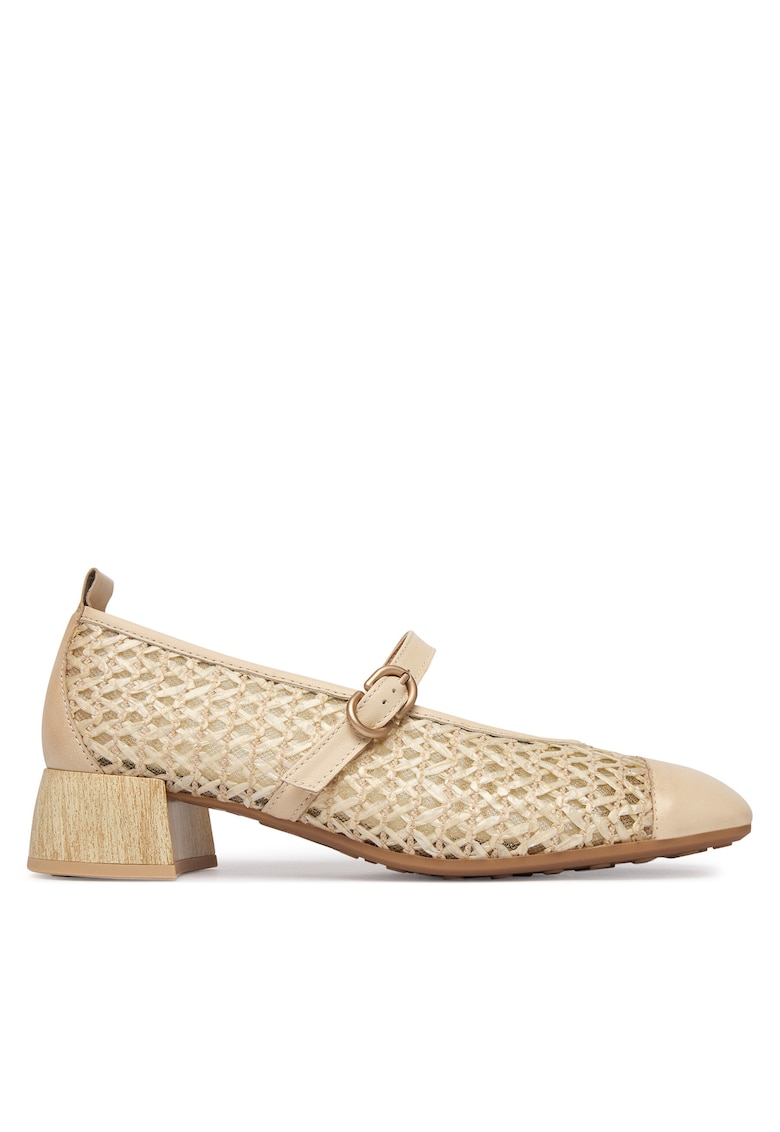 Pantofi dama - piele ecologica - bej