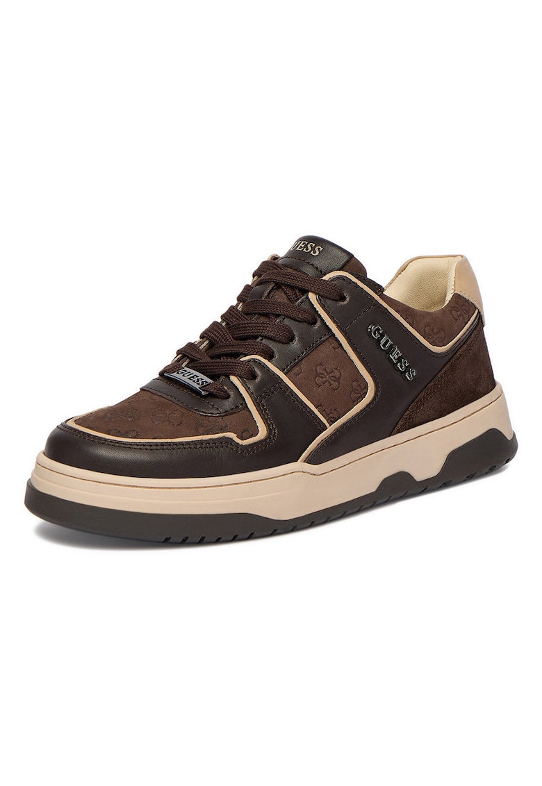 Pantofi sport copii - piele naturala - maro - confortabil