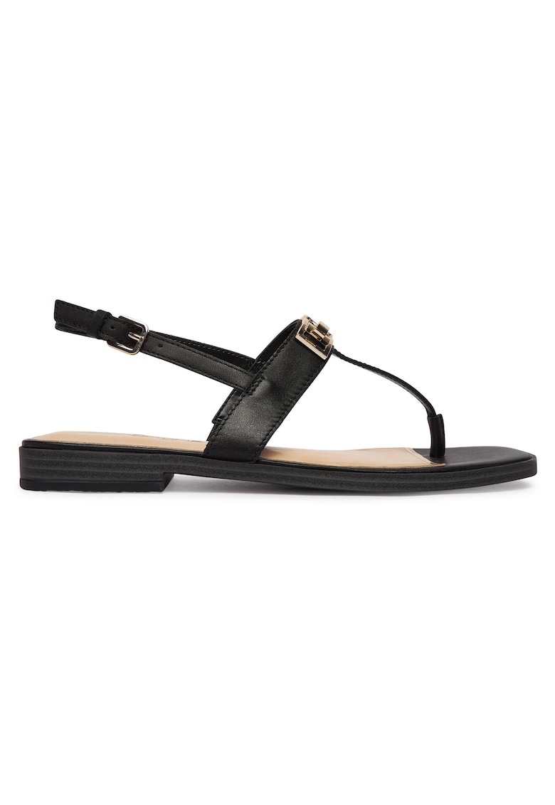 Sandale dama - piele naturala - negru