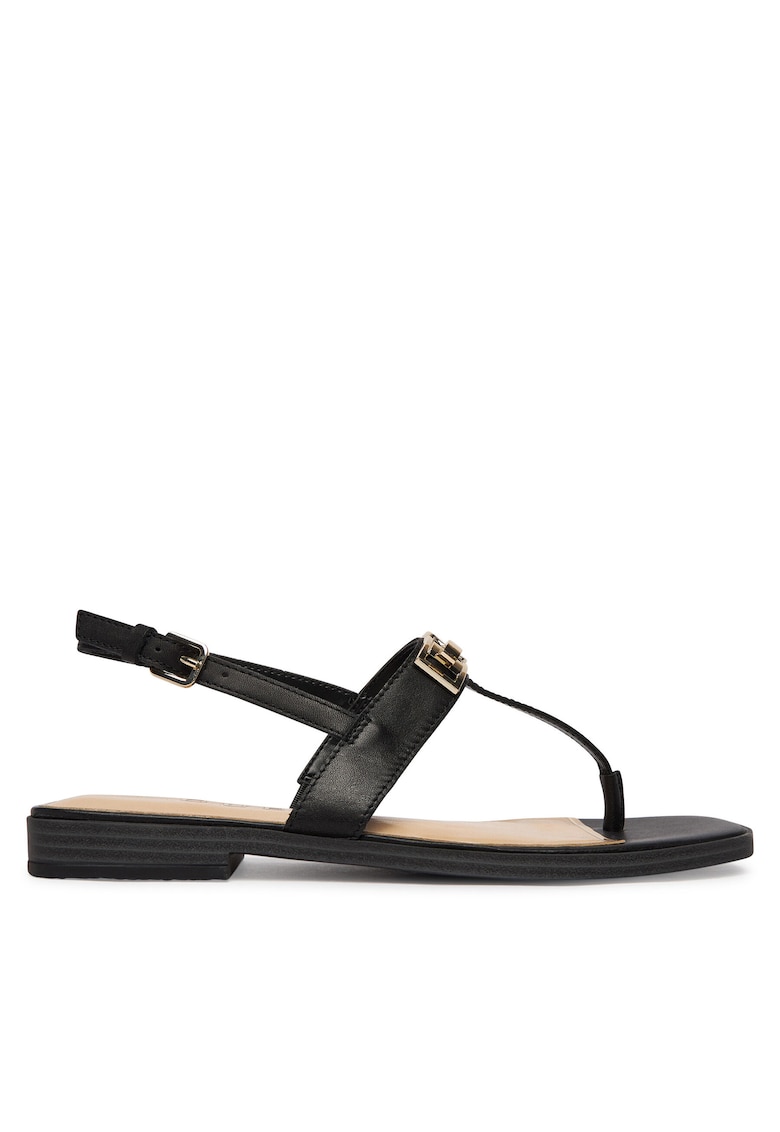 Sandale dama - piele naturala - negru