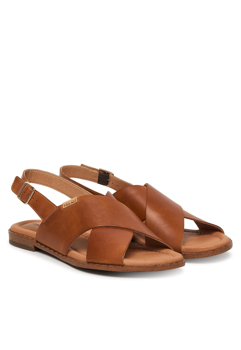 Sandale de dama - piele naturala - maro