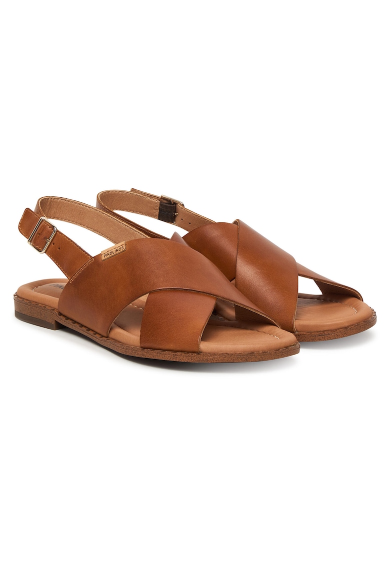 Sandale de dama - piele naturala - maro