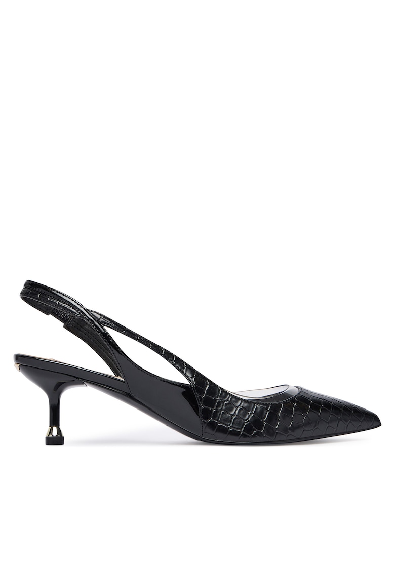 Pantofi dama SA6023 EX068 - Piele ecologica - Negru