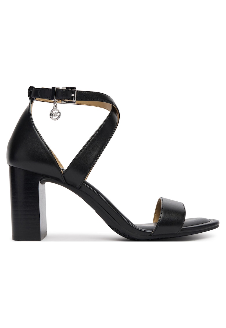 Sandale negre Michael Kors toc stabil - Negru